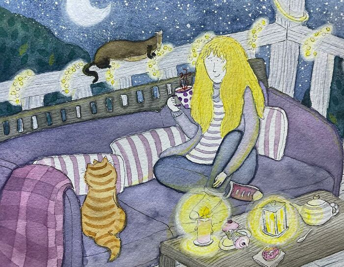 24. It’s A Warm September Night. Amazing Friends And Stars Above. What Else Is There To Wish For?