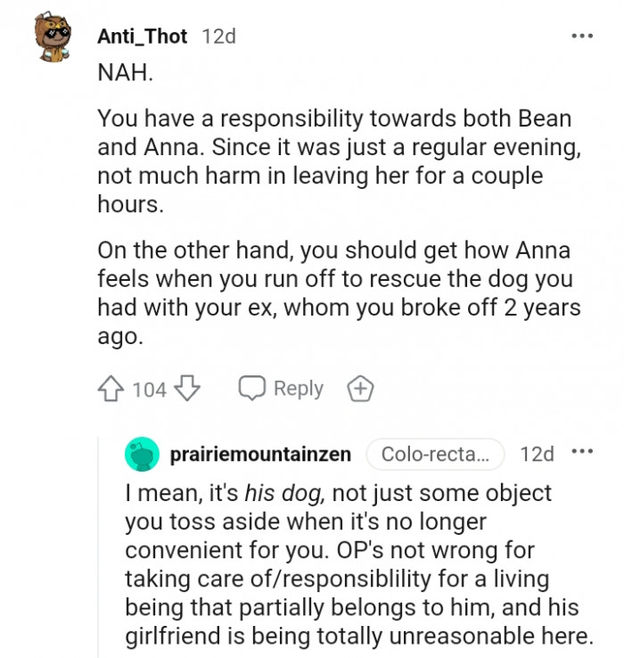 14. You should get how Anna feels