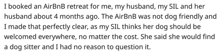 OP Booked a Nice Airbnb for Her, Her Husband, His Sister, and Her Husband in Tampa