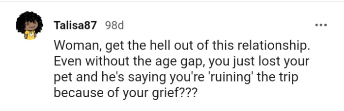 Get the heck out of this relationship