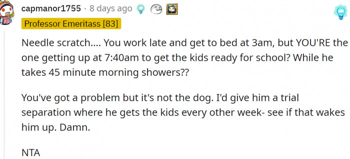 Redditors support her