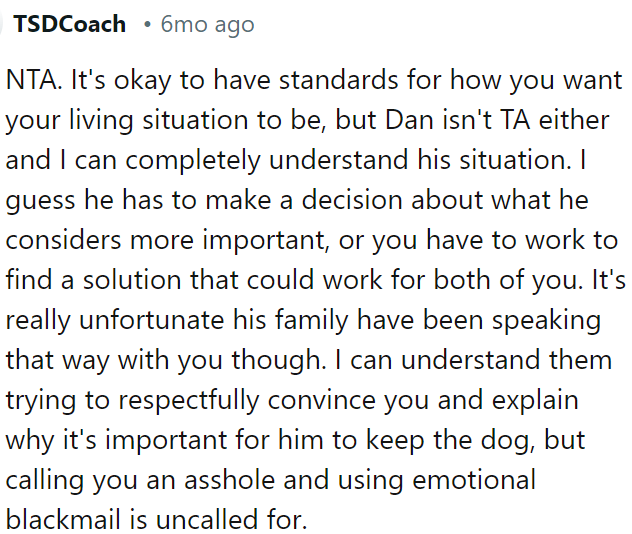 Using emotional blackmail is not okay.