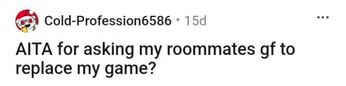 Will this Redditor be the AH for asking for a game replacement?
