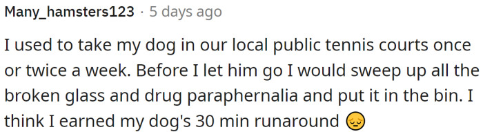 This Redditor earns his time: