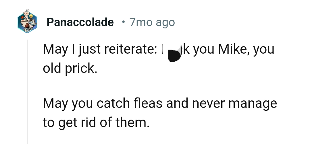 This Redditor just wants to reiterate