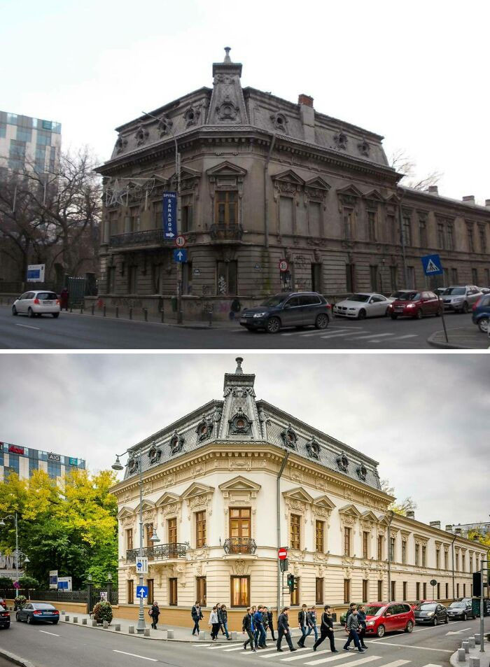 18. The historic Filipescu-Cesianu House, located in Bucharest, Romania, dates back to the year 1892.
