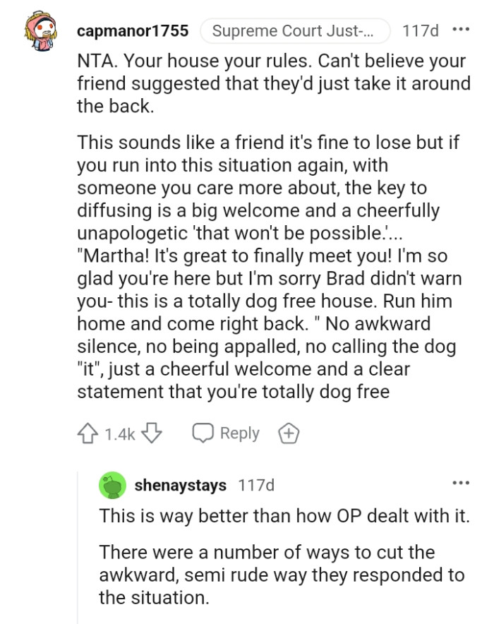 This sounds like a friend the OP is fine to lose