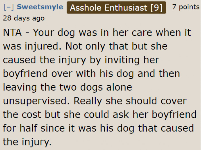 The roommate and the boyfriend can always split the bill. The bottom line is that they should pay for it.