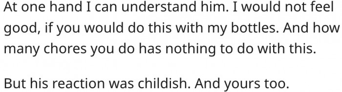 7. She and her husband handled the situation childishly.