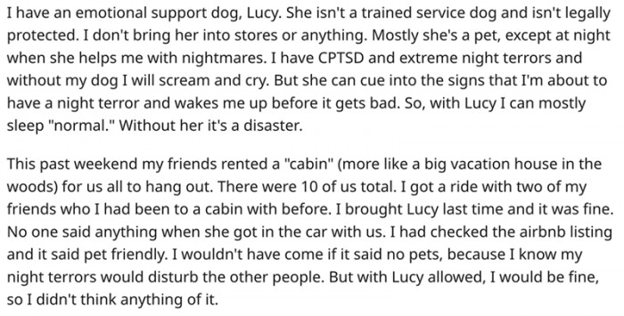 The story starts off with no issues, a big group of friends gathering in a cabin in the woods.