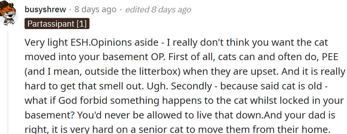 Cats can often pee outside the litter box when they are upset.