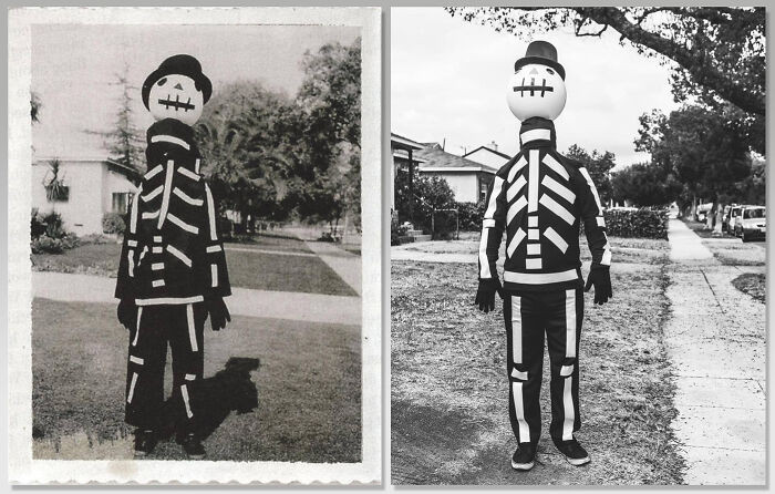 46. Burton's Spooky Outfit, 1967 vs. 2017