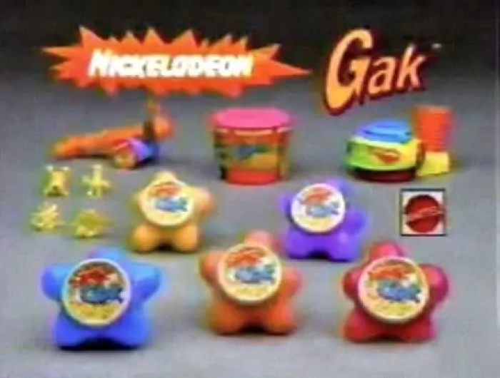 9. Supposedly, this GAK toy made a fart noise when it went back into its container