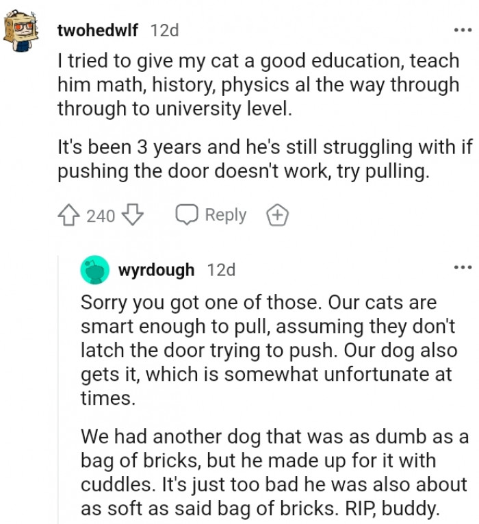 8. He was also about as soft as said