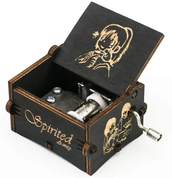 1. A music box with the Spirited Away theme song 