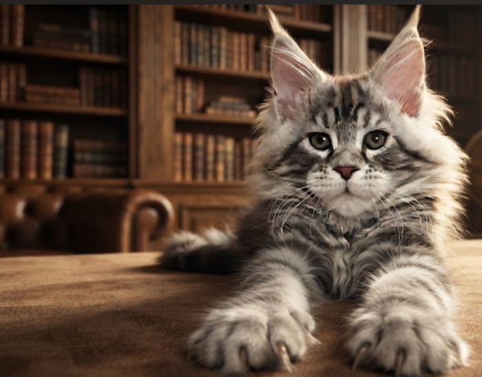 How do Maine Coons show affection?