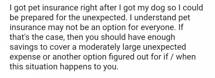 Having enough savings