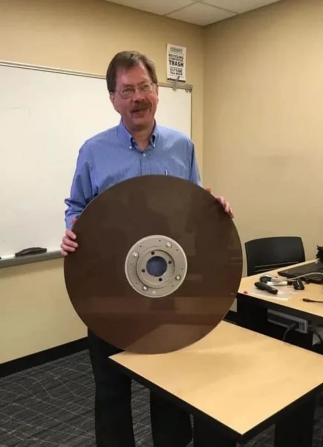 14. 10Mb hard drive from the late 1960’s