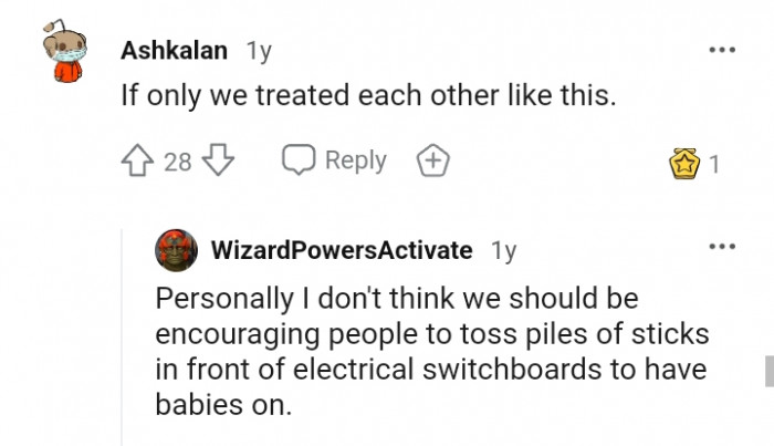 If we all treated each other like this