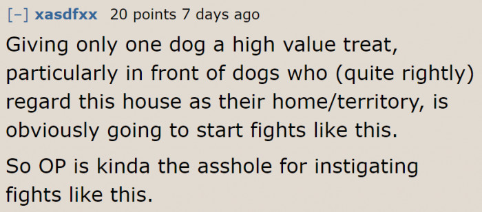A number of Redditors believe that he's wrong for instigating the fight.
