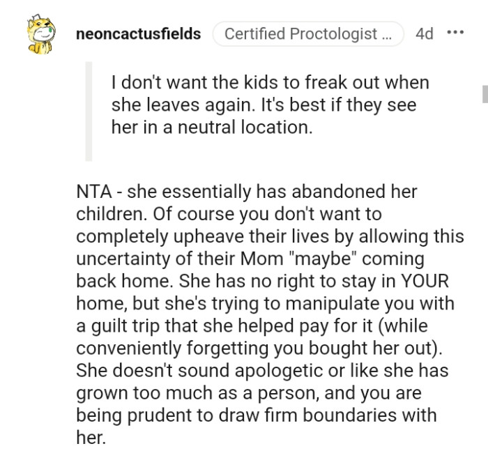 She Just Upped and Abandoned Her Kids