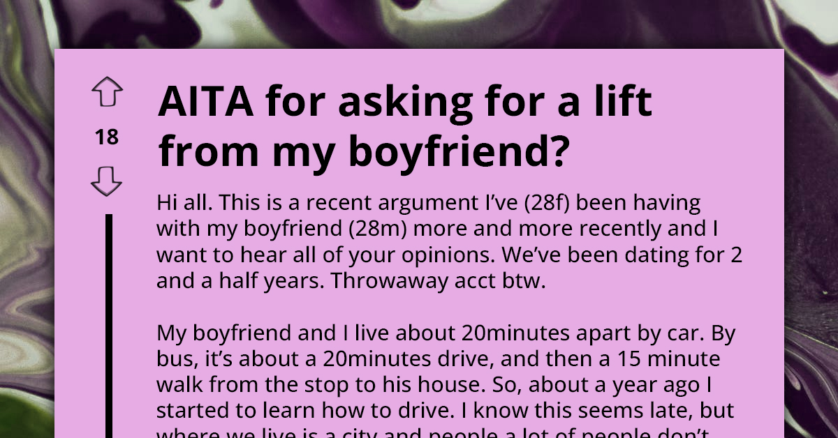 Entitled Boyfriend Denies Simple Lift To Girlfriend, Ignites Debate Over Reciprocity In Relationships