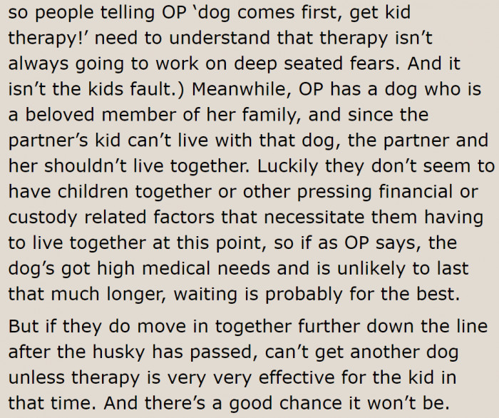 Therapy isn't always a solution.