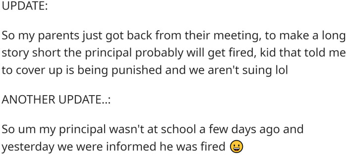 OP posted an update: