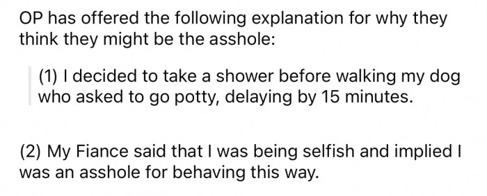 OP thinks he might potentially be the a-hole for the following reason: