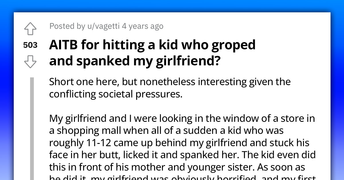 Man Punches Child In The Nose For Groping His Girlfriend, Then Proceeds To Rip Into His Mom For Not Teaching Her Son To Respect Women