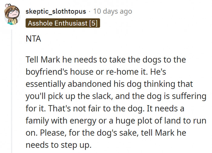 7. The roommate desperately needs to step up