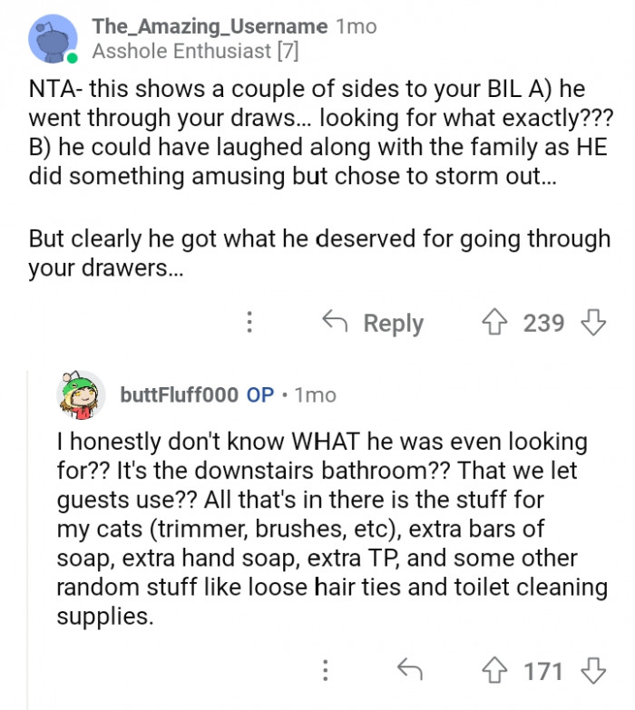 #2 He got what he deserved.