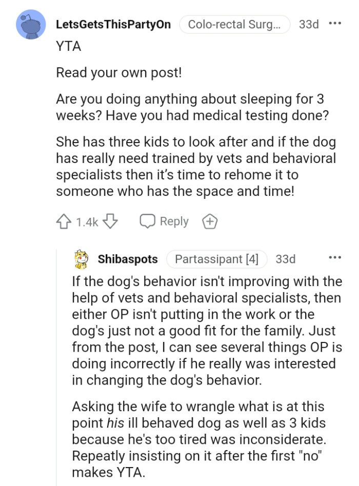 This Redditor wants the OP to read his own post