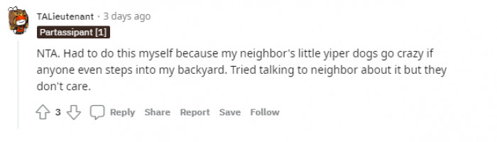 "Had to do this myself."