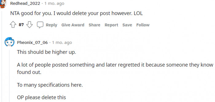 12. Too many specifications and the post should be deleted