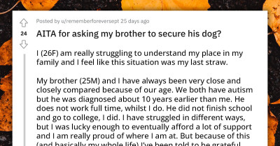 Woman Faces Conflict Over Her Service Dog At Family Lunch