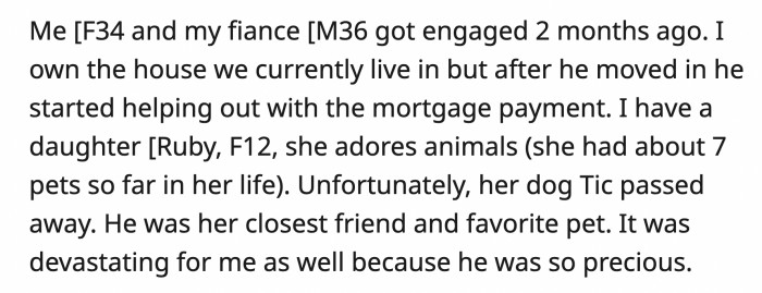 You can read OP's full post below to accurately enumerate all of the fiancé's red flags