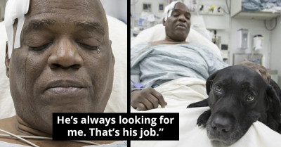 Generous Donors Enable Blind Man To Keep His Life-Saving Hero Dog