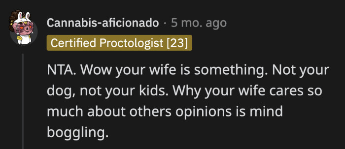 Clearly, OP's wife wasn't concerned about her friend's feelings. She was more concerned about looking sympathetic.