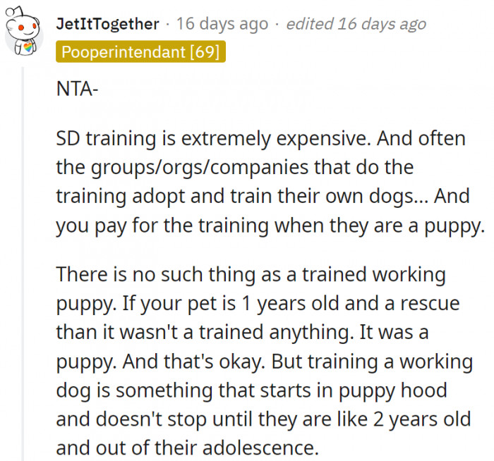 1. This person suggests that OP look more into training programs and certifications in their area to help with their decision