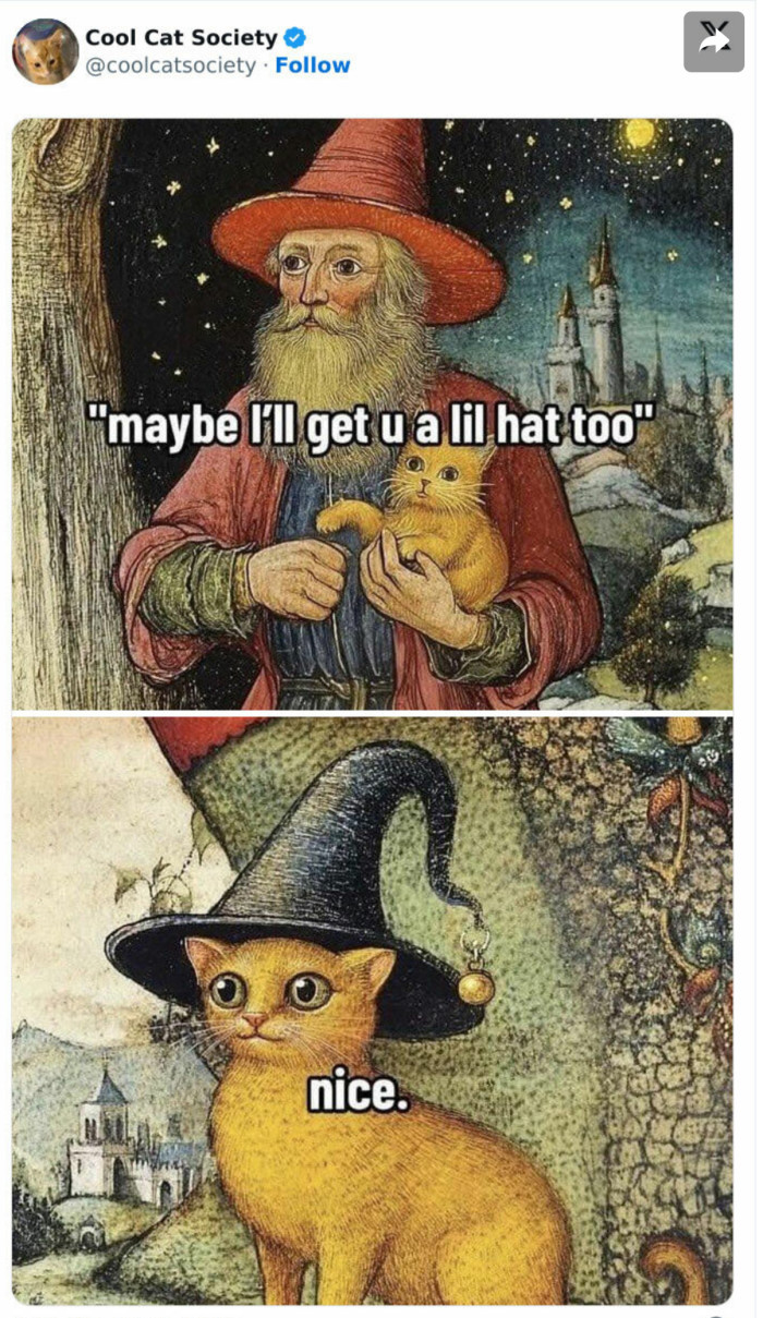 12. Finally got his hat