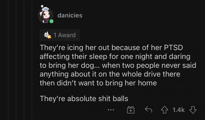 OP needs to find new friends.