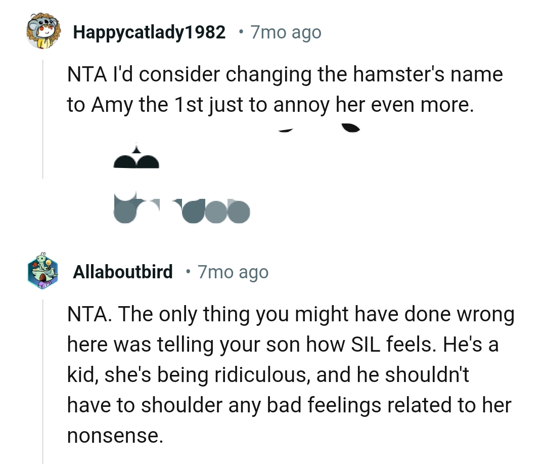 Changing the hamster's name