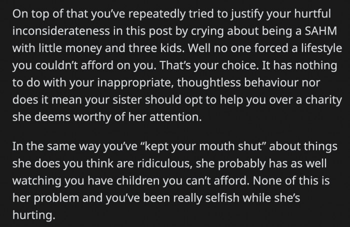 The Green-Eyed Monster Really Took Over OP's Rational Thought and Turned Her into This Selfish, Unfeeling Person