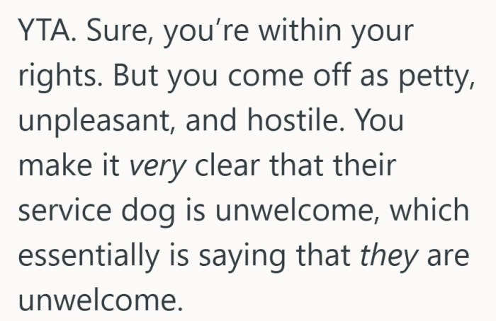 Rights and tone can coexist, but the tone often speaks louder.
