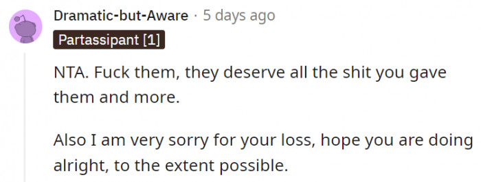 10. Surely they didn't expect sunshine and rainbows after going behind their child's back with something as significant as the death of their dog?