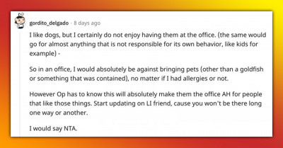 Woman Allergic To Dogs Declared To Be The Office Supervillain