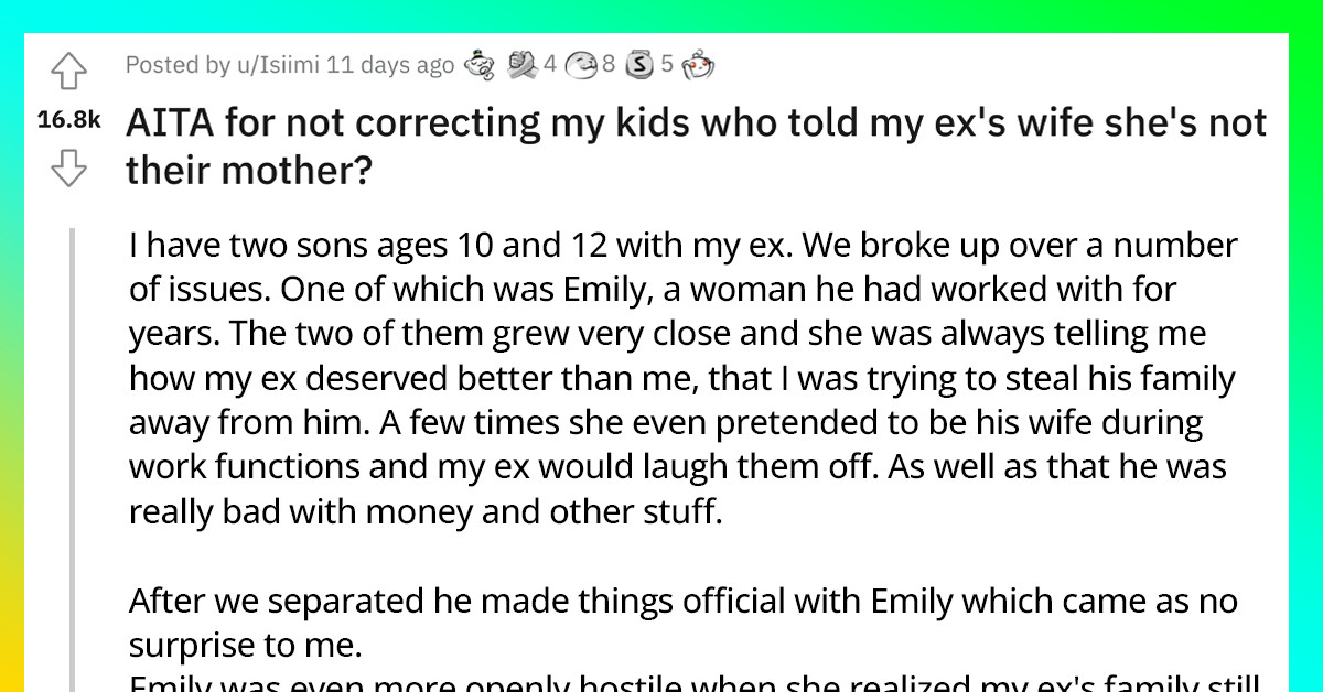 Woman Doesn’t Back Up Her Ex In The Effort To Impose The New GF As The New Mom, And It Caused Them To Be Publicly Ridiculed