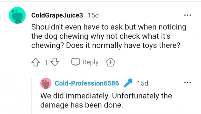 Unfortunately, the damage has already been done