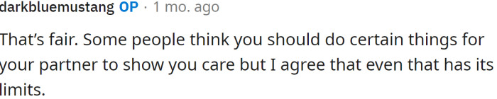 OP responded. And she is right. Personal safety is a major limit